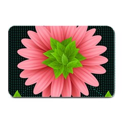 Plant Flower Flowers Design Leaves Plate Mats by Sapixe