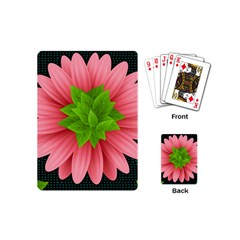 Plant Flower Flowers Design Leaves Playing Cards (mini) by Sapixe