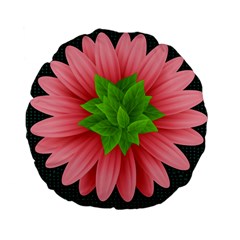 Plant Flower Flowers Design Leaves Standard 15  Premium Flano Round Cushions by Sapixe