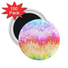 Rainbow Pontilism Background 2 25  Magnets (100 Pack)  by Sapixe