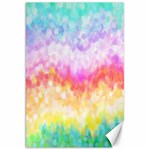 Rainbow Pontilism Background Canvas 20  x 30  19.62 x28.9  Canvas - 1