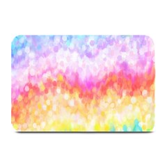 Rainbow Pontilism Background Plate Mats by Sapixe