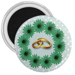 Rings Heart Love Wedding Before 3  Magnets