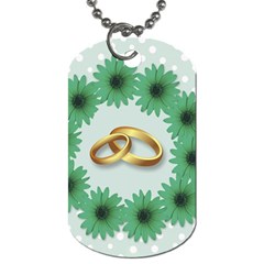 Rings Heart Love Wedding Before Dog Tag (One Side)