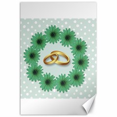 Rings Heart Love Wedding Before Canvas 20  x 30 