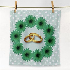 Rings Heart Love Wedding Before Face Towel