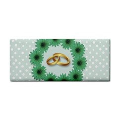 Rings Heart Love Wedding Before Hand Towel by Sapixe