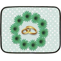 Rings Heart Love Wedding Before Fleece Blanket (Mini)