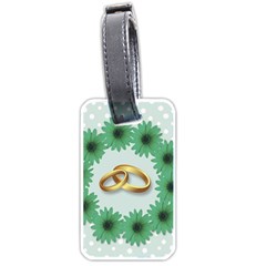 Rings Heart Love Wedding Before Luggage Tags (one Side)  by Sapixe