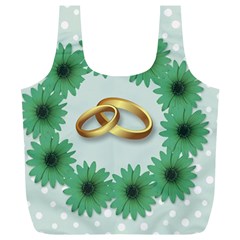 Rings Heart Love Wedding Before Full Print Recycle Bag (xl)