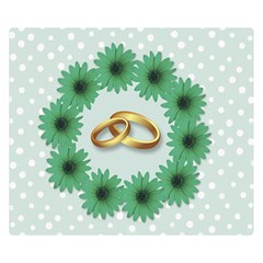 Rings Heart Love Wedding Before Double Sided Flano Blanket (Small) 