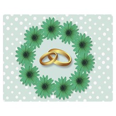 Rings Heart Love Wedding Before Double Sided Flano Blanket (Medium) 