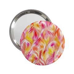 Pretty Painted Pattern Pastel 2 25  Handbag Mirrors by Sapixe