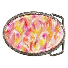 Pretty Painted Pattern Pastel Belt Buckles by Sapixe