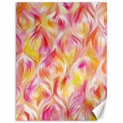 Pretty Painted Pattern Pastel Canvas 18  X 24  by Sapixe