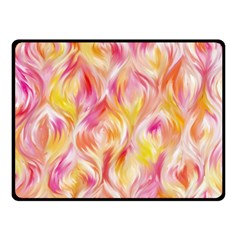 Pretty Painted Pattern Pastel Double Sided Fleece Blanket (small)  by Sapixe