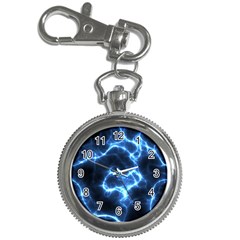 Electricity Blue Brightness Bright Key Chain Watches by Sapixe