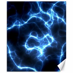 Electricity Blue Brightness Bright Canvas 8  X 10  by Sapixe