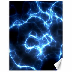 Electricity Blue Brightness Bright Canvas 12  X 16  by Sapixe