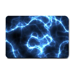 Electricity Blue Brightness Bright Small Doormat  by Sapixe