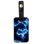 Electricity Blue Brightness Bright Luggage Tags (One Side)  Front