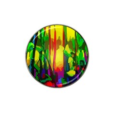 Abstract Vibrant Colour Botany Hat Clip Ball Marker (10 Pack) by Sapixe