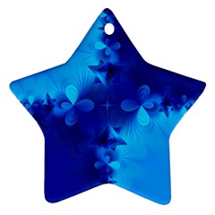 Background Course Gradient Blue Ornament (star) by Sapixe