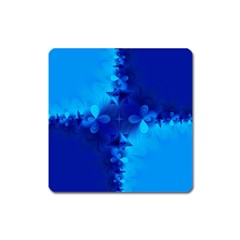 Background Course Gradient Blue Square Magnet by Sapixe