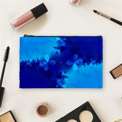 Background Course Gradient Blue Cosmetic Bag (medium) by Sapixe