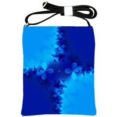 Background Course Gradient Blue Shoulder Sling Bag by Sapixe