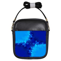 Background Course Gradient Blue Girls Sling Bag by Sapixe