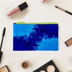 Background Course Gradient Blue Cosmetic Bag (xs) by Sapixe