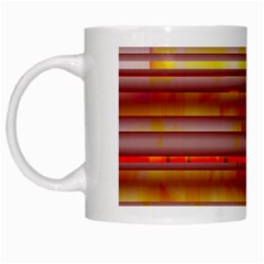 Abstract Stripes Color Game White Mugs by Sapixe