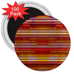 Abstract Stripes Color Game 3  Magnets (100 Pack) by Sapixe