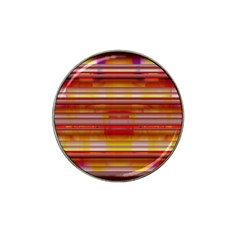 Abstract Stripes Color Game Hat Clip Ball Marker (4 Pack) by Sapixe