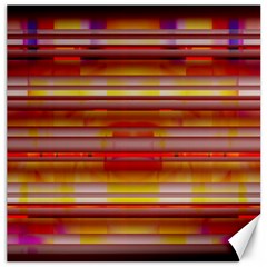 Abstract Stripes Color Game Canvas 20  X 20  by Sapixe