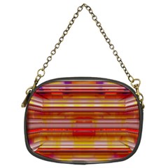 Abstract Stripes Color Game Chain Purse (two Sides) by Sapixe