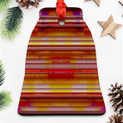 Abstract Stripes Color Game Ornament (bell) by Sapixe