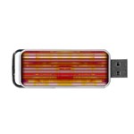 Abstract Stripes Color Game Portable USB Flash (One Side) Front