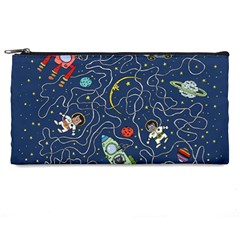 Cat Cosmos Cosmonaut Rocket Pencil Cases by Sapixe