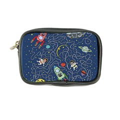 Cat Cosmos Cosmonaut Rocket Coin Purse by Sapixe