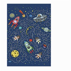 Cat Cosmos Cosmonaut Rocket Large Garden Flag (two Sides) by Sapixe