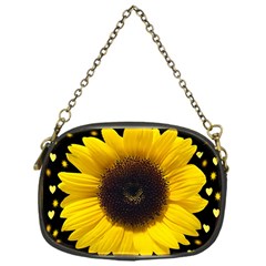 Flowers Hearts Heart Chain Purse (one Side) by Sapixe