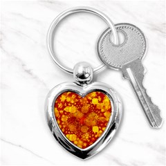 Christmas Star Advent Background Key Chains (Heart) 