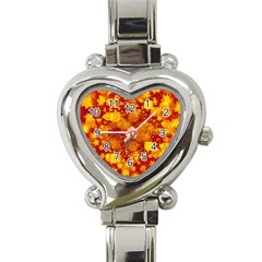 Christmas Star Advent Background Heart Italian Charm Watch