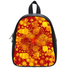 Christmas Star Advent Background School Bag (Small)