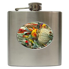 Flower Color Nature Plant Crafts Hip Flask (6 oz)