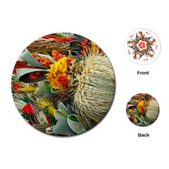 Flower Color Nature Plant Crafts Playing Cards (Round)