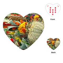 Flower Color Nature Plant Crafts Playing Cards (heart) by Sapixe