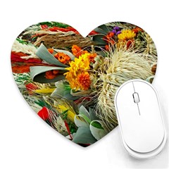 Flower Color Nature Plant Crafts Heart Mousepads